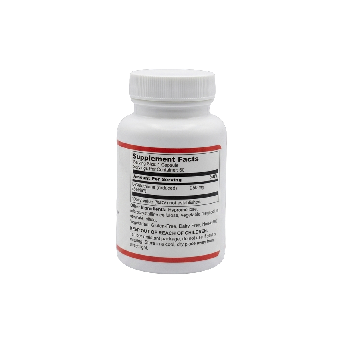 L-Glutathione Reduced · Mia+Wellness (60 Capsules)