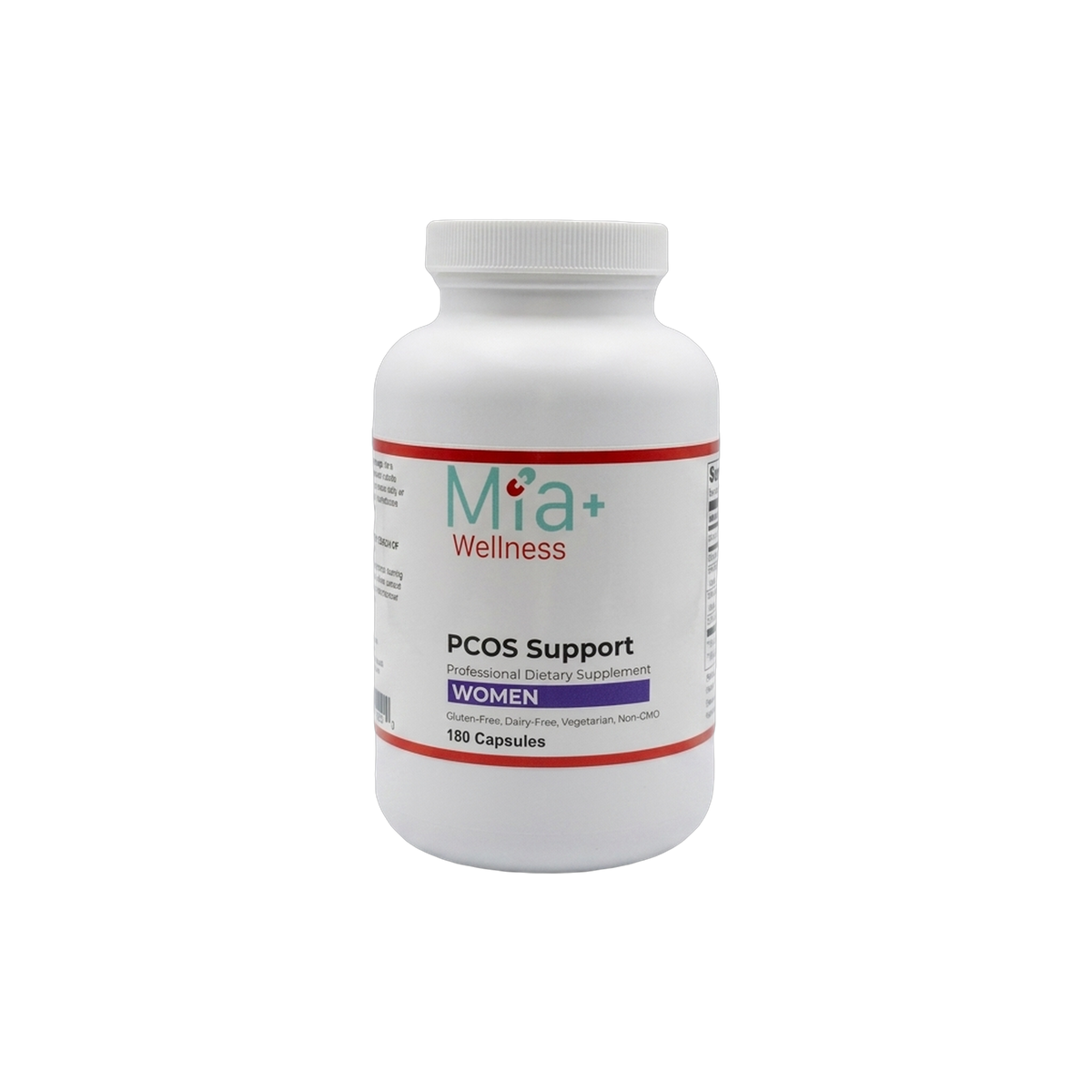 PCOS Support · Mia+Wellness (180 Capsules)