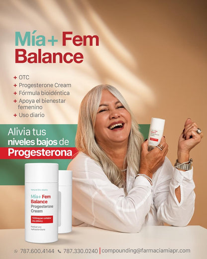 Mía+ Fem Balance · Progesterone Cream
