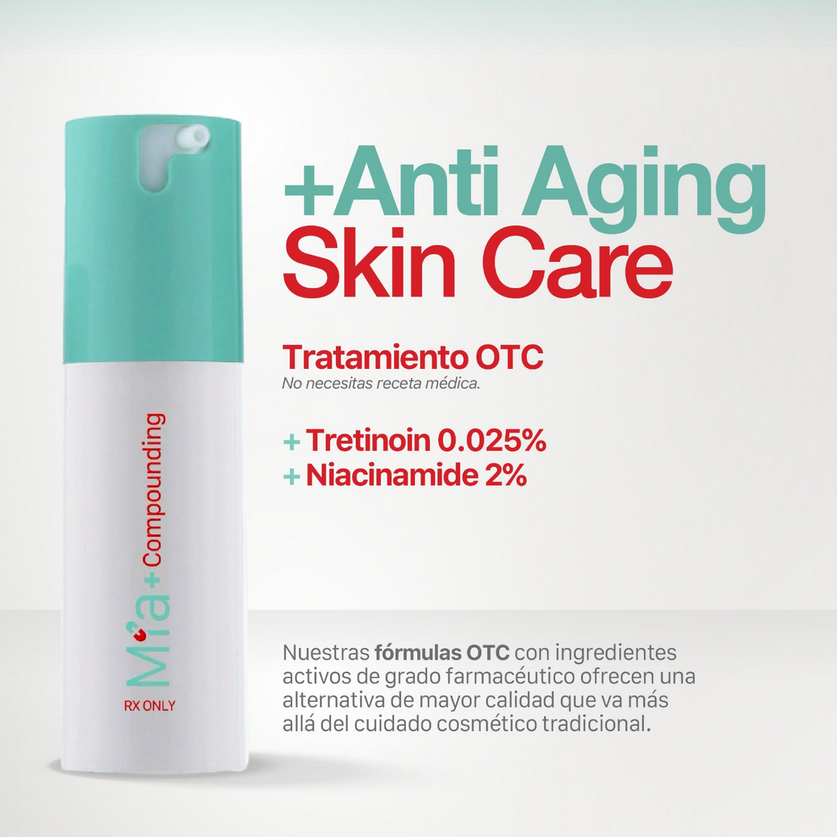+Anti-Aging · Mía+ Compounding