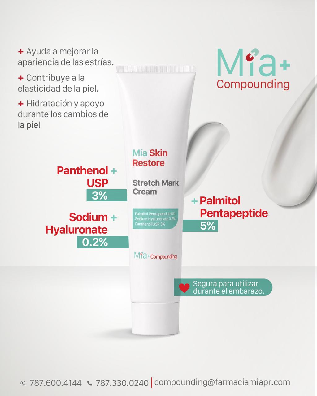 Mia Skin Restore · Stretch Mark Cream