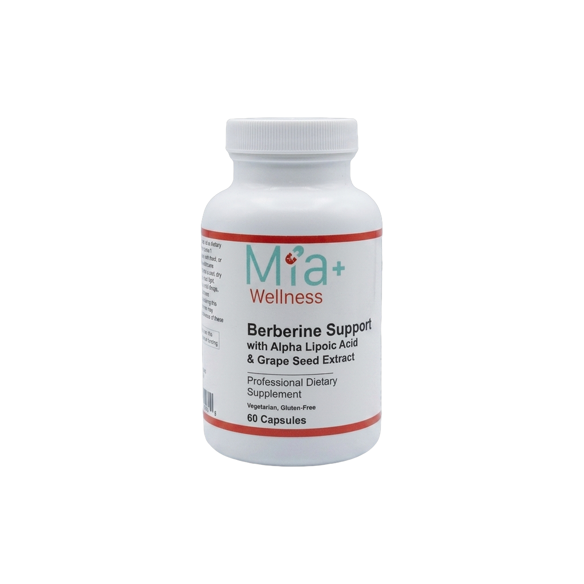 Berberine Support · Mia+Wellness (60 Capsules)