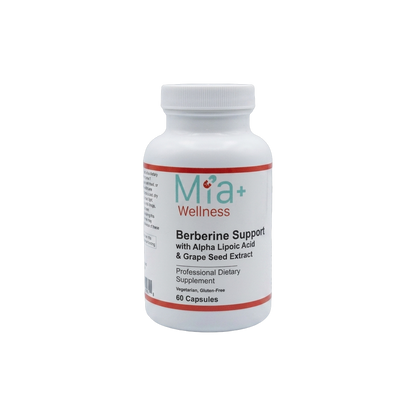 Berberine Support · Mia+Wellness (60 Capsules)