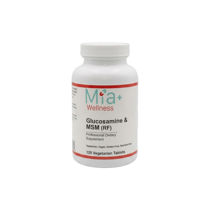 Glucosamine & MSM (RF) · Mia+Wellness (120 Vegetarian Tablets)