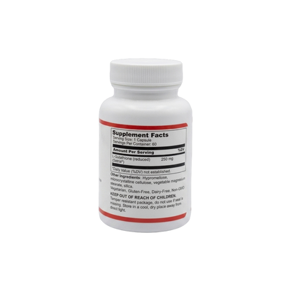 L-Glutathione Reduced · Mia+Wellness (60 Capsules)