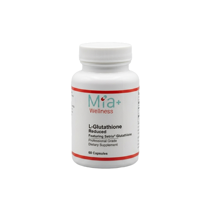 L-Glutathione Reduced · Mia+Wellness (60 Capsules)