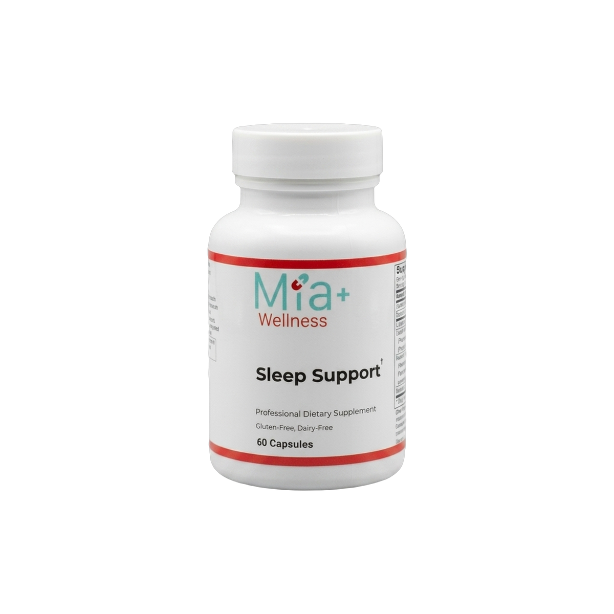 Sleep Support · Mia+Wellness (60 Capsules)